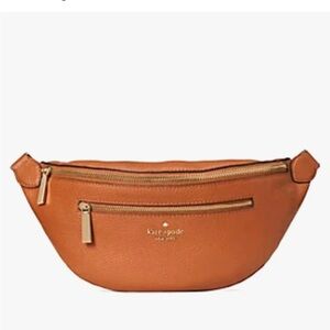 Kate Spade Leila Belt Bag Crossbody Adjustable Warm Gingerbread NWOT